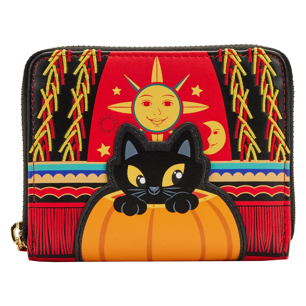 【Lounge Fly】Hocus Pocus Sisters’ House Zip Around Wallet Loungefly Disney Hocus Pocus Sanderson Sisters House